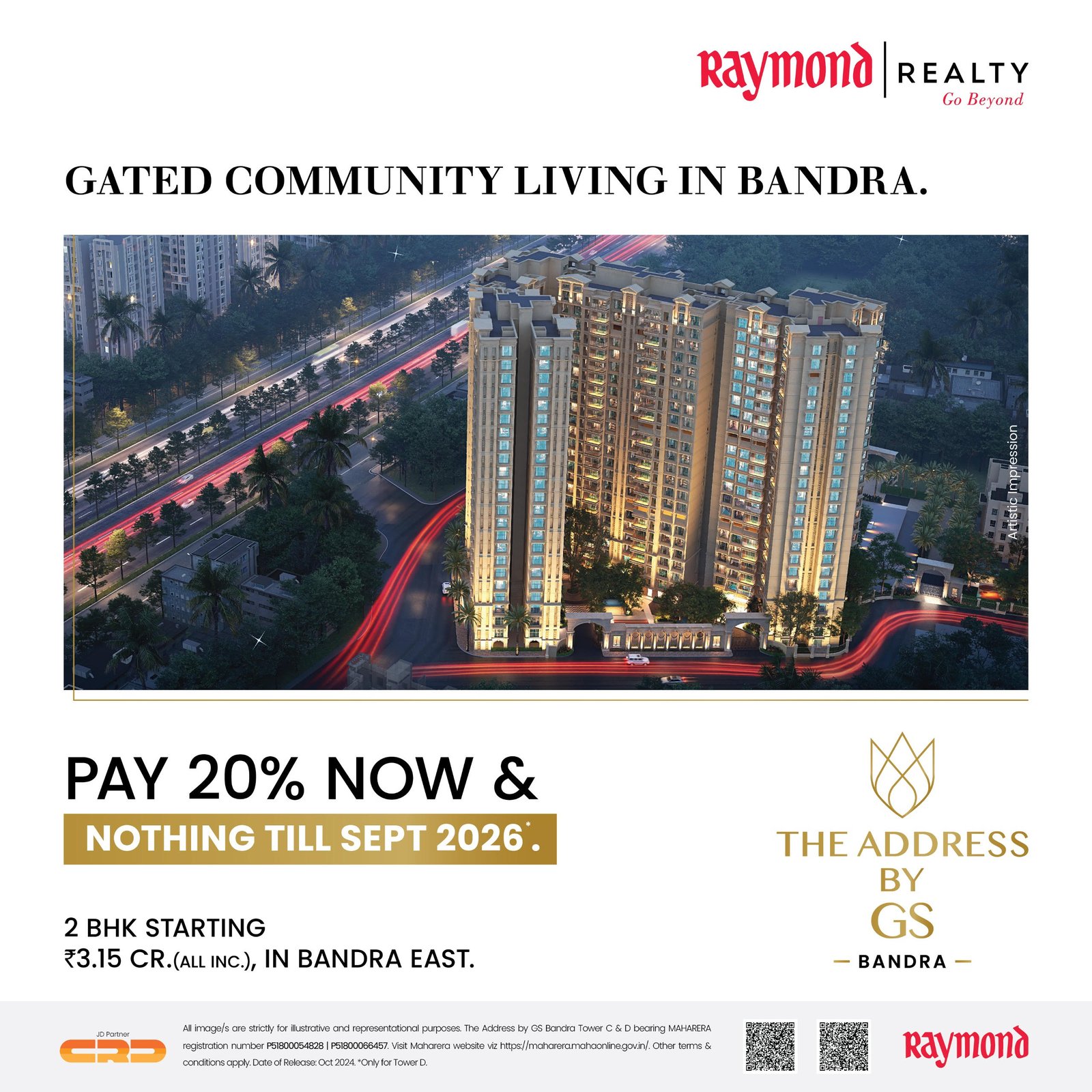 raymond realty bandra